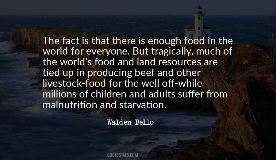 Quotes About Poverty And Hunger #1176291