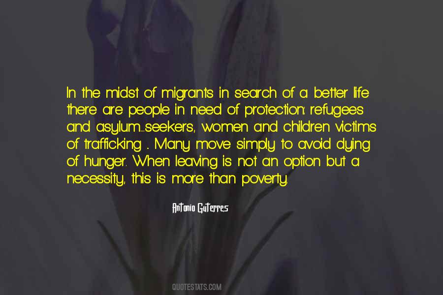 Quotes About Poverty And Hunger #1181690