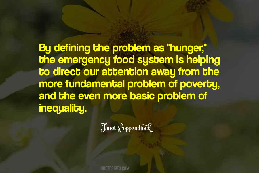 Quotes About Poverty And Hunger #1355482