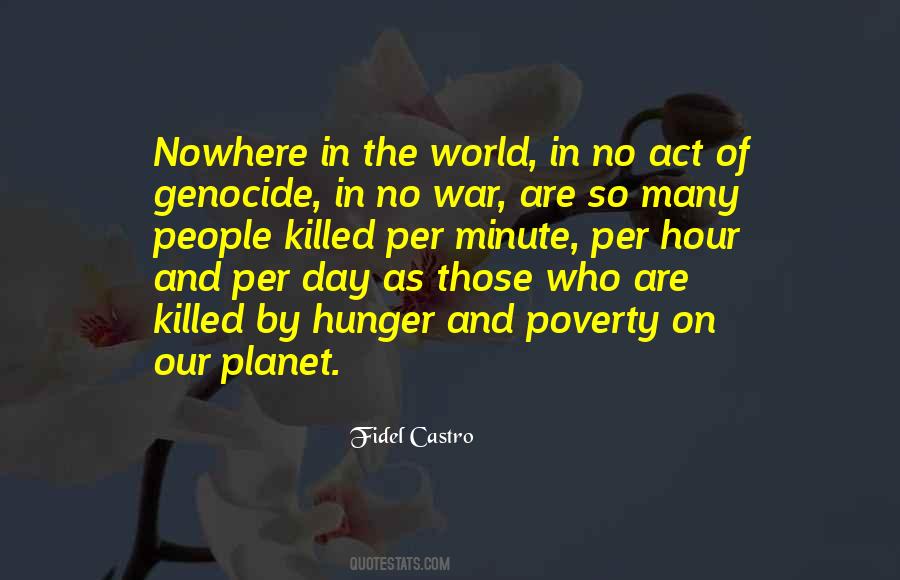 Quotes About Poverty And Hunger #202568