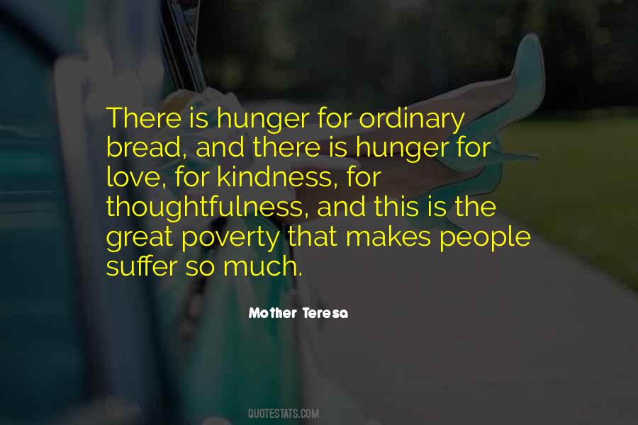 Quotes About Poverty And Hunger #277260