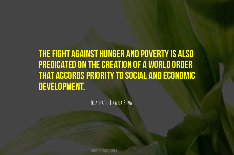 Quotes About Poverty And Hunger #417788