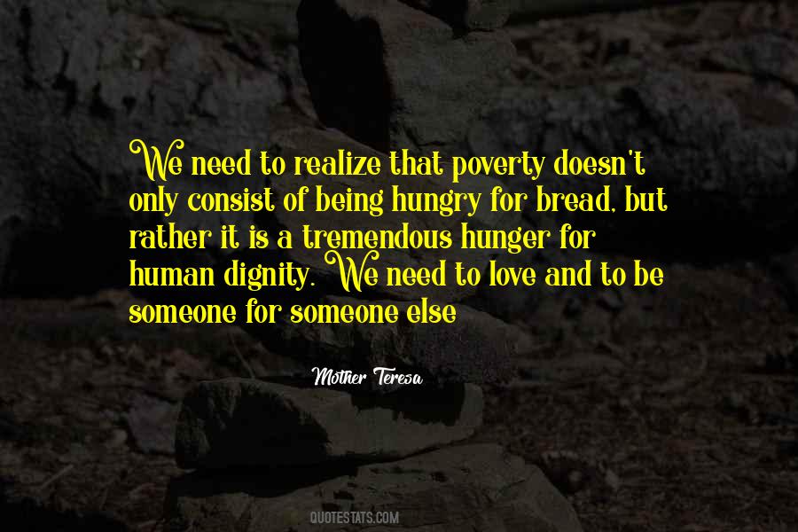 Quotes About Poverty And Hunger #513812