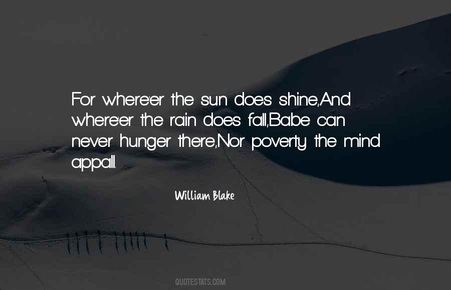 Quotes About Poverty And Hunger #710709