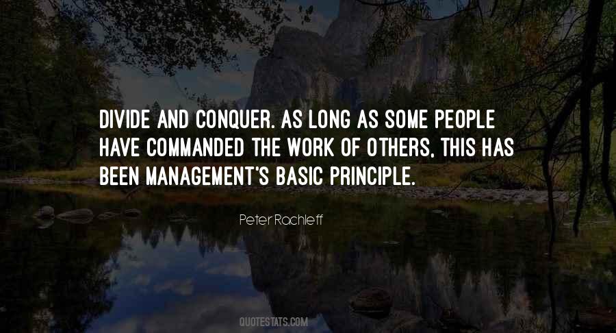 Quotes About Principles Of Management #1788119