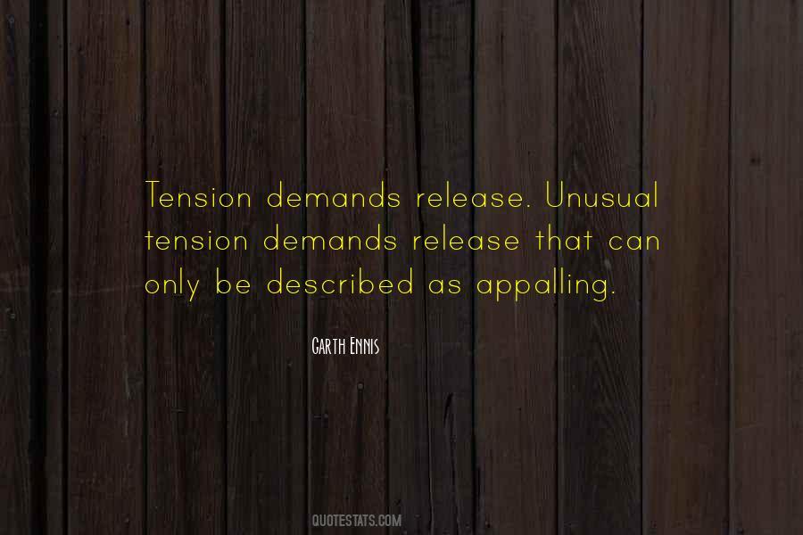 Quotes About Release Tension #88721