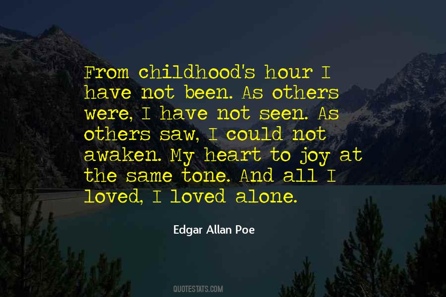 Quotes About Love Childhood #611345