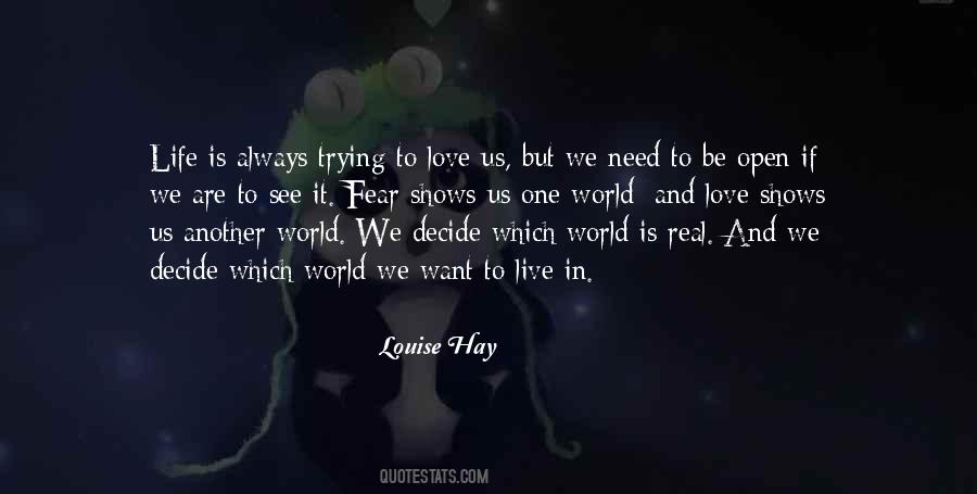 Quotes About Another World #1304658