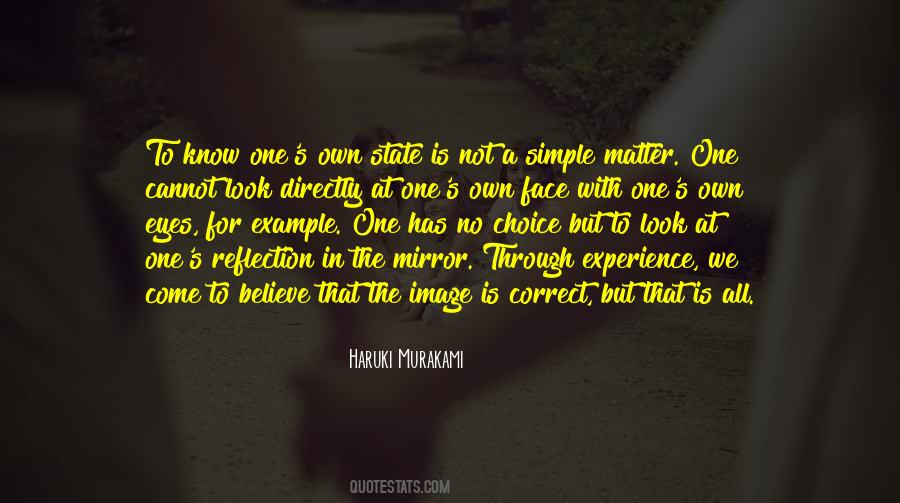 Quotes About Reflection In A Mirror #1496187