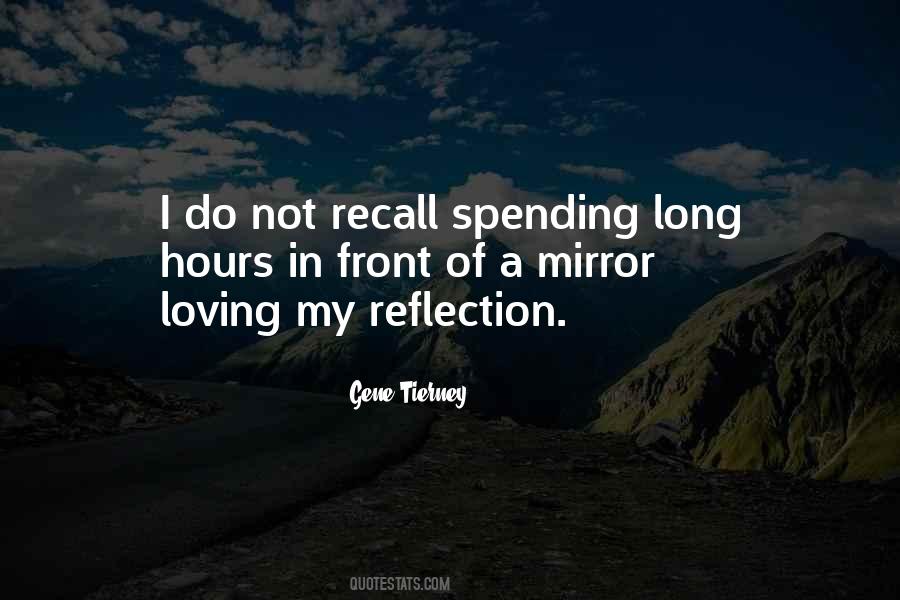 Quotes About Reflection In A Mirror #1777856