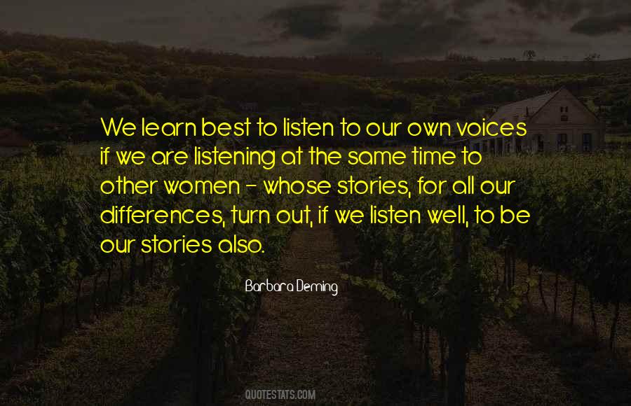 Own Voices Quotes #218866