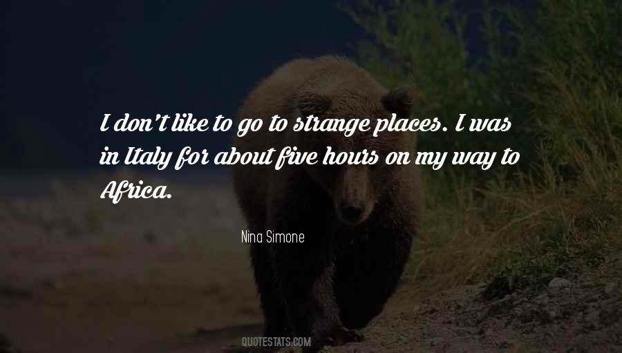 Quotes About Places To Go #74028