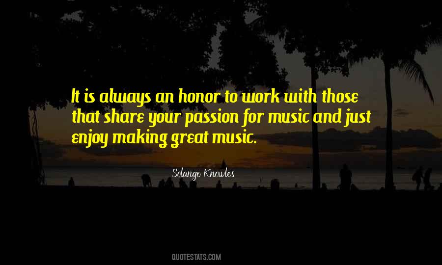 Music Passion Quotes #609705