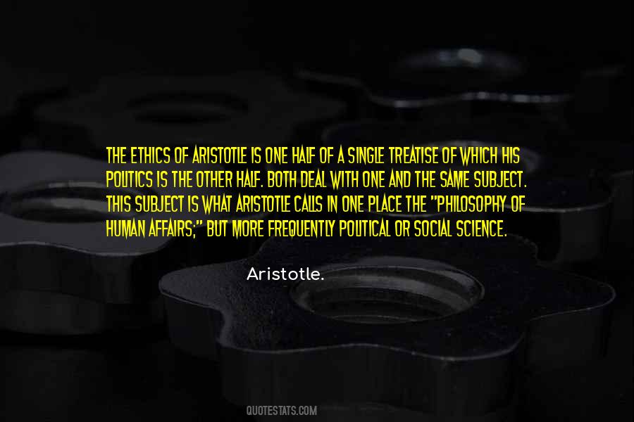 Aristotle Ethics Quotes #1830689