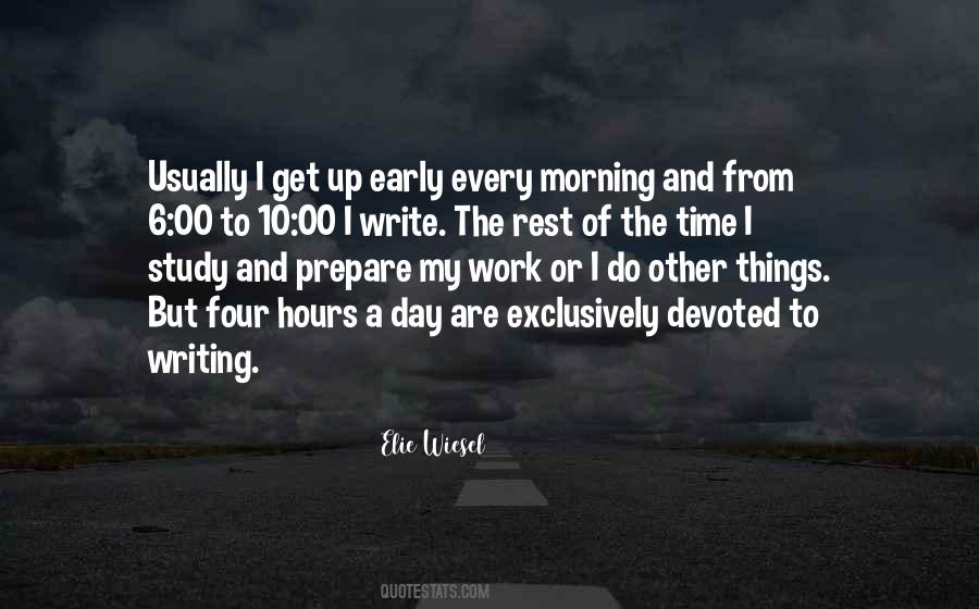 Quotes About Going To Work Early #52047