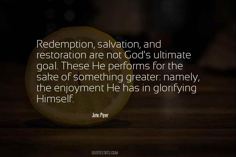 Ultimate Salvation Quotes #1278309