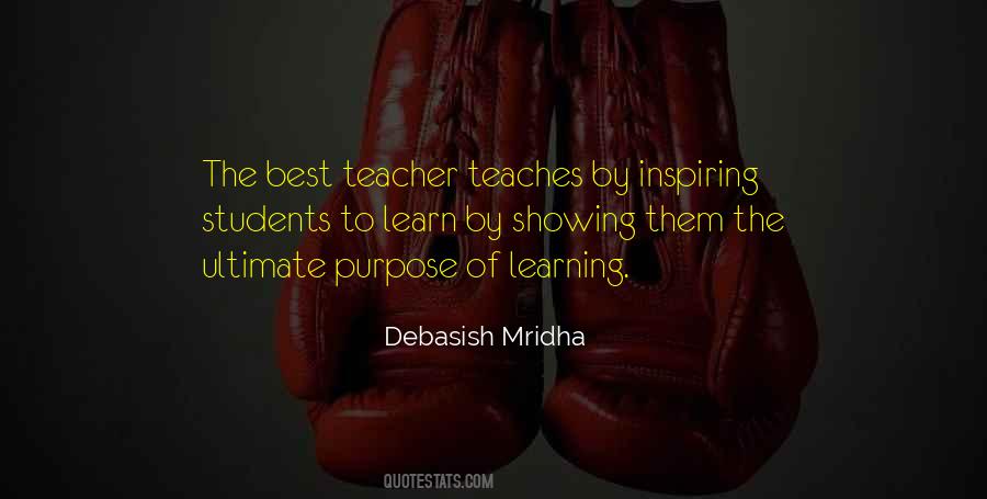 Quotes About Purpose Of Education #62537