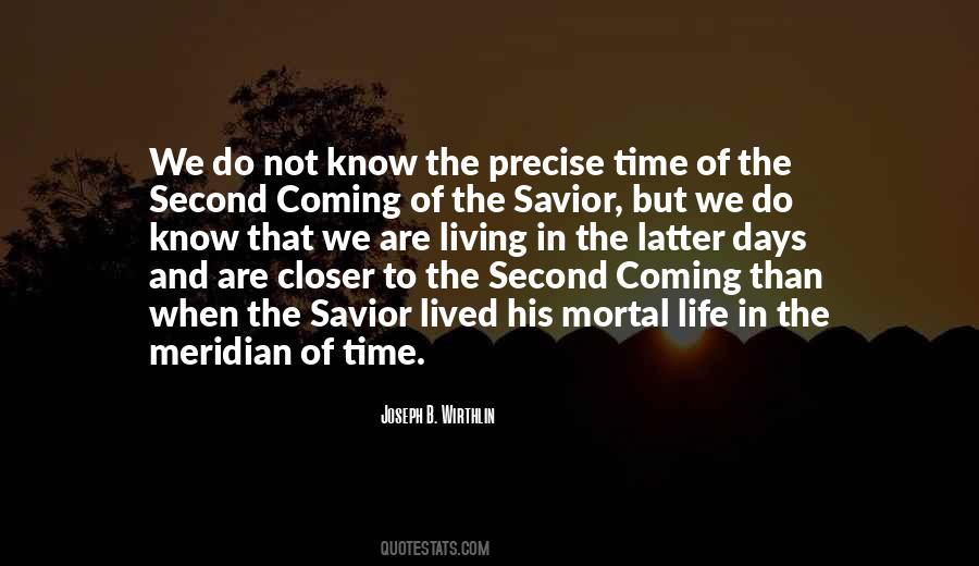 Quotes About The Second Coming #770051