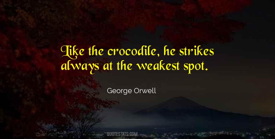 Quotes About Crocodiles #1230626