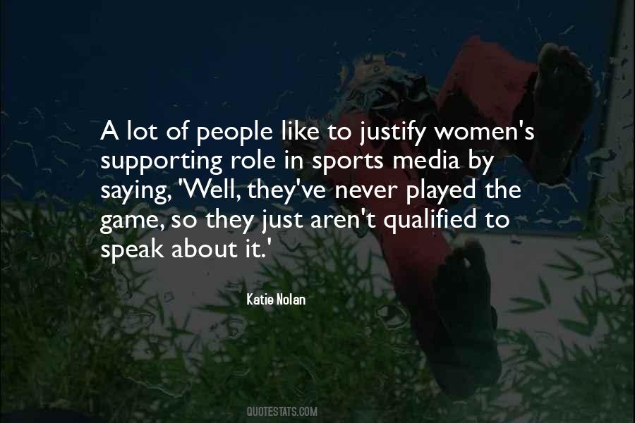 Supporting Women Quotes #1725276