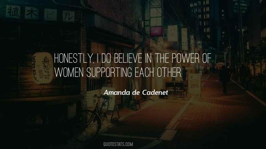 Supporting Women Quotes #328894