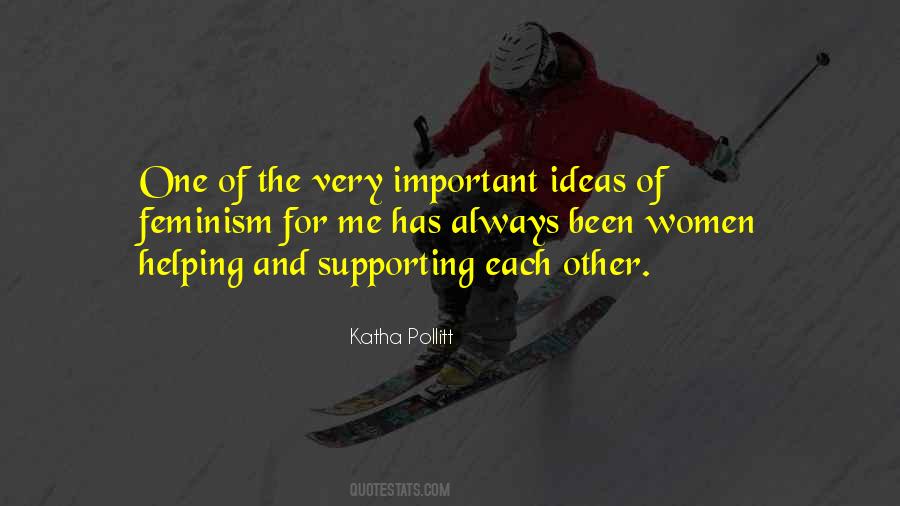 Supporting Women Quotes #497003