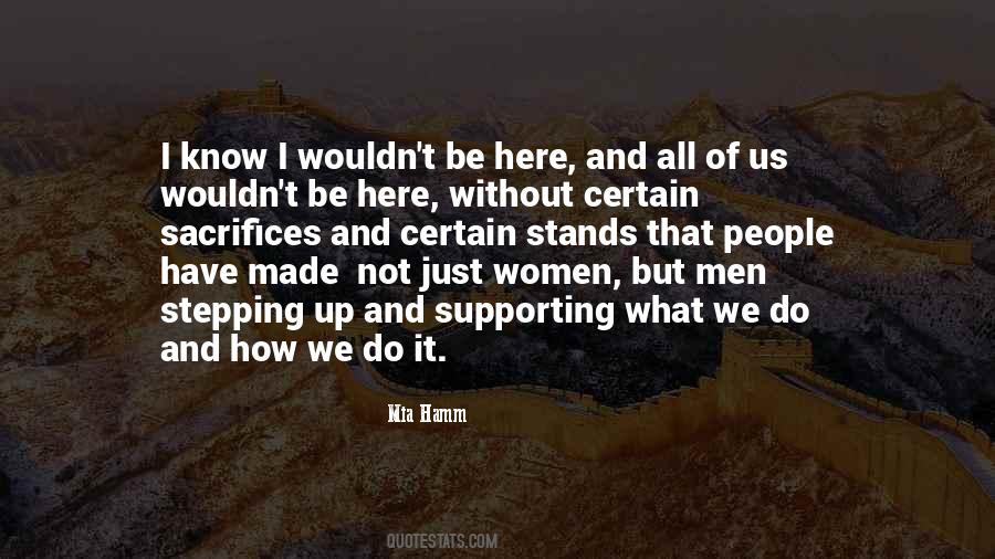 Supporting Women Quotes #624560