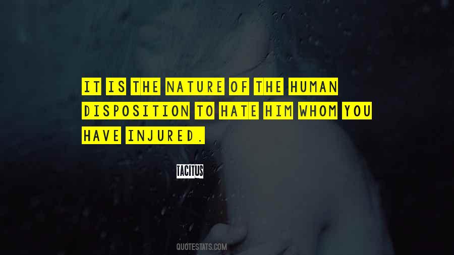 Human Nature Nature Quotes #12709