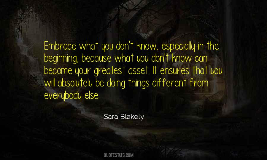 Quotes About What You Don't Know #1740531