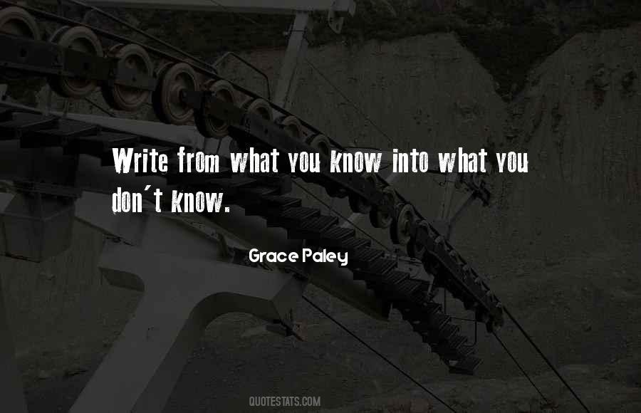 Quotes About What You Don't Know #1763856