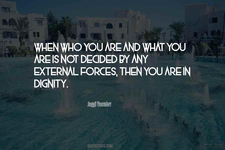 Quotes About External Forces #563516