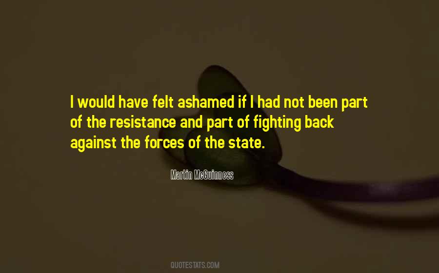 Quotes About Fighting Back #473763