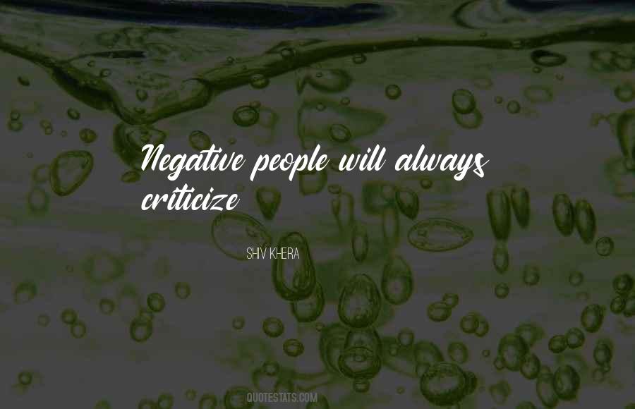 Quotes About Negative People #1593283
