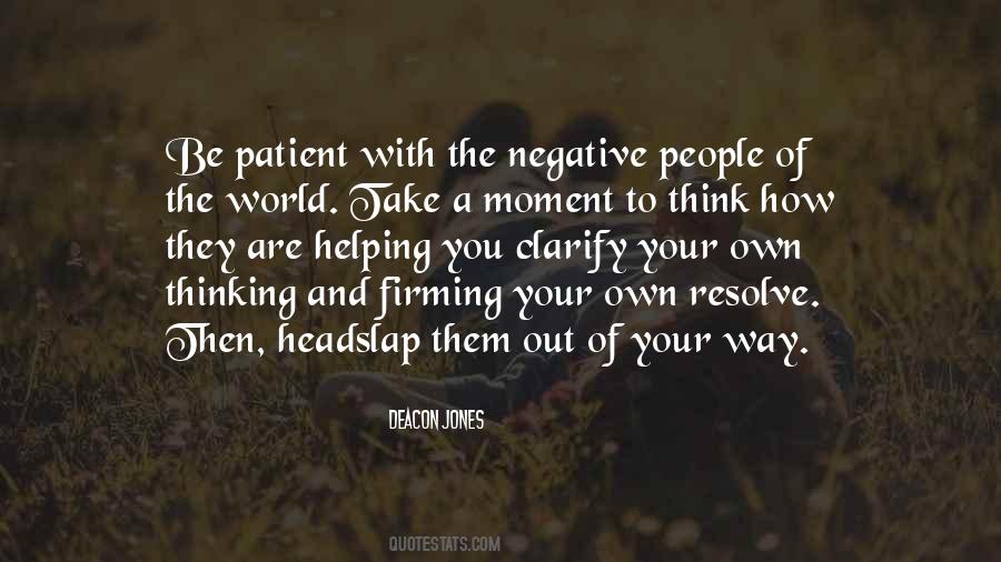 Quotes About Negative People #878097