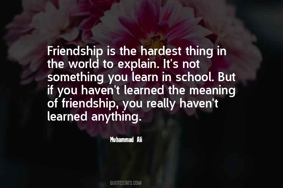 Quotes About Meaning Of Friendship #311184
