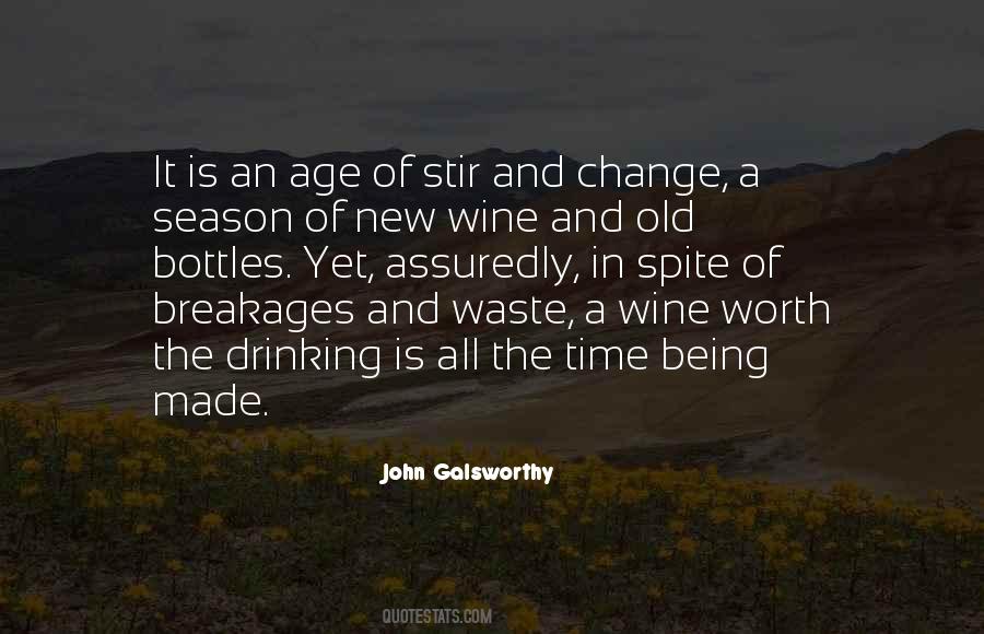 Quotes About Old Wine #813618