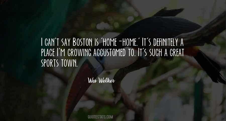 Quotes About Boston Sports #1134847