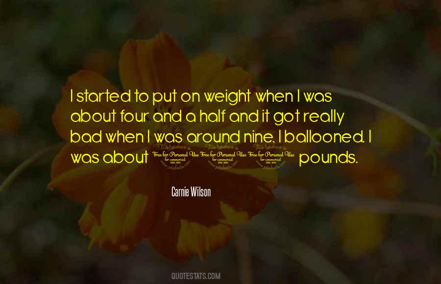Ballooned Out Quotes #613528