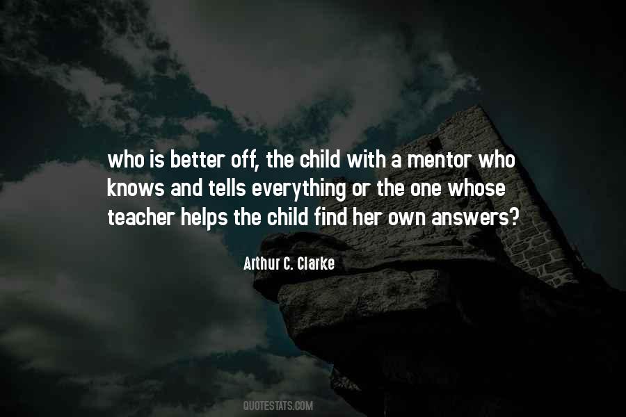 Quotes About A Mentor #1041610