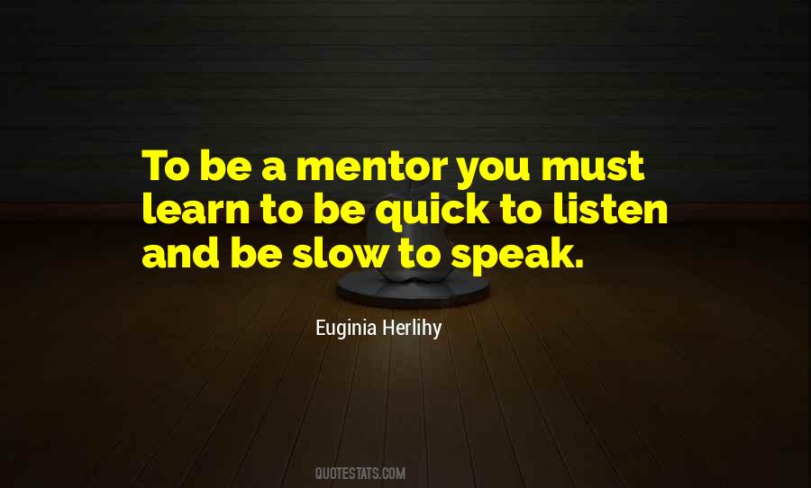 Quotes About A Mentor #189573