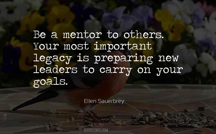 Quotes About A Mentor #5216