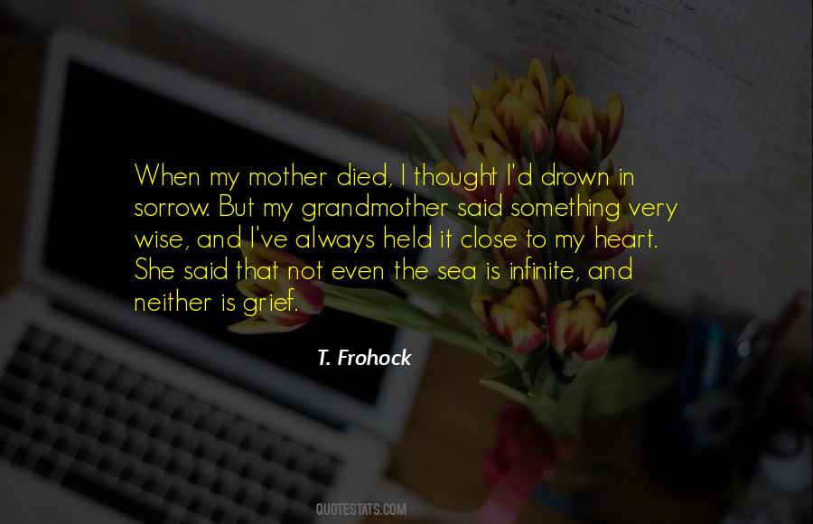 Quotes About Mother Grief #1691734