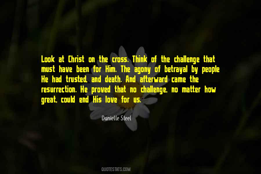 Quotes About Christ's Death On The Cross #1286613