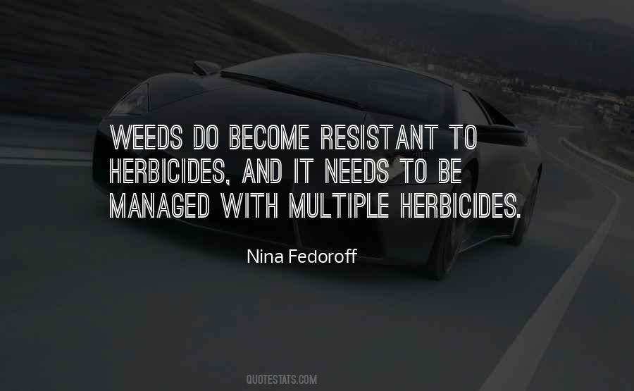 Quotes About Herbicides #780575