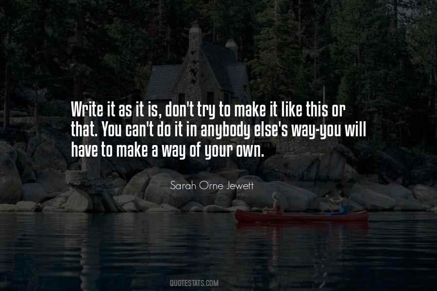 Quotes About Not Trying To Be Someone Else #55087