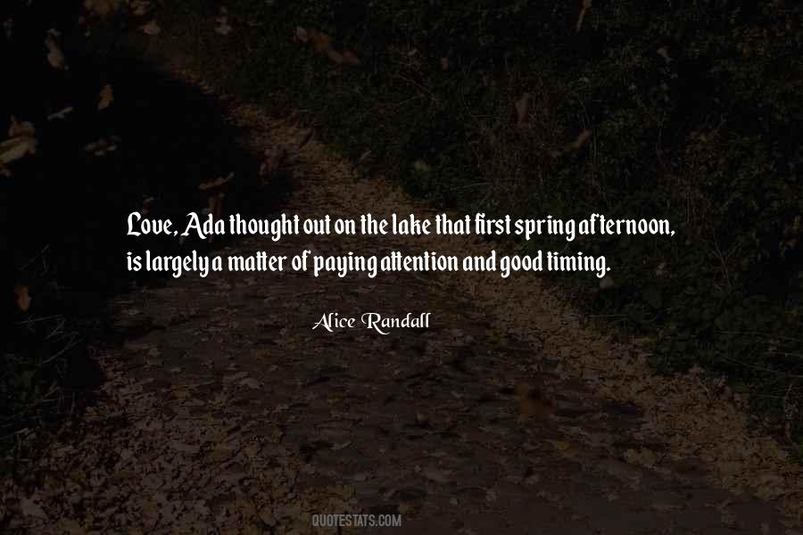 Quotes About Timing And Love #1784208