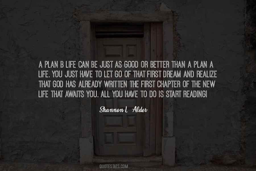 Quotes About God Has A Better Plan #164710