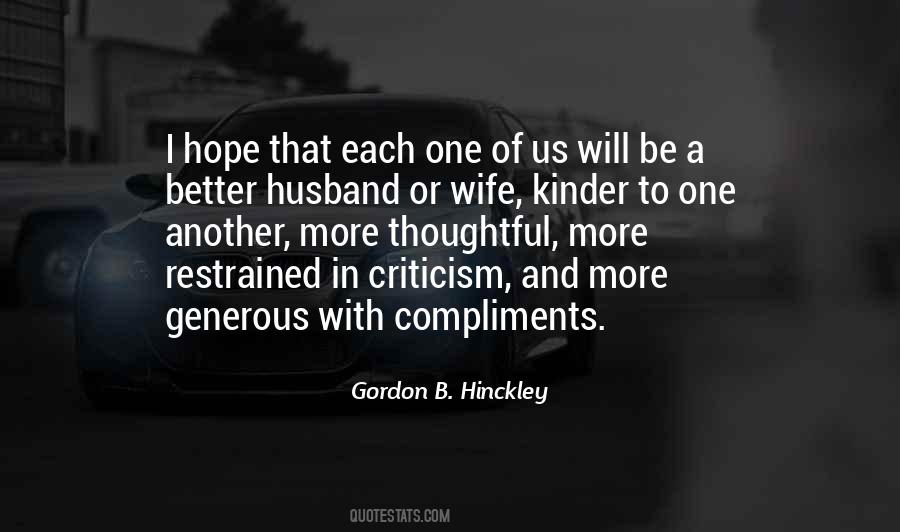 Quotes About Compliments And Criticism #145866