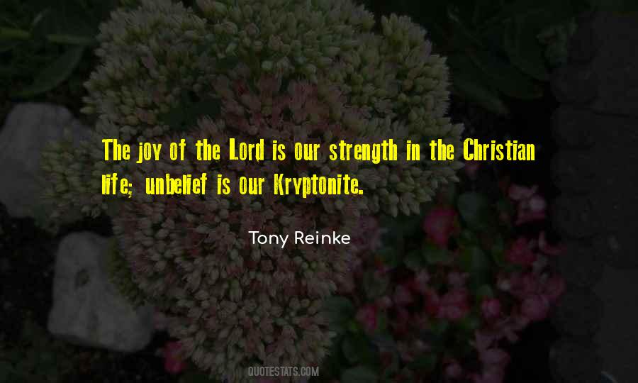 Strength In The Lord Quotes #1311253
