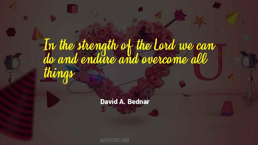 Strength In The Lord Quotes #1803495